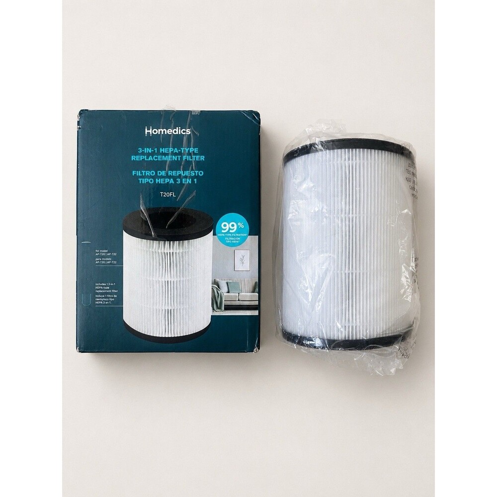 HoMedics T20FL 3-in-1 HEPA-Type Replacement Filter AP-T20 AP-T22 Open Box